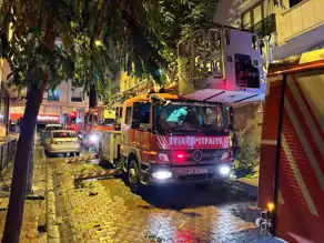 Bahçelievler'de Bina Yangını