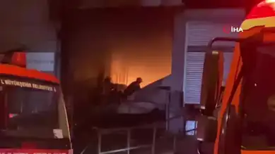 Sanayi Sitesinde Fabrikada Yangın!