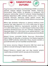 DKMP: Belgrad Ormanı Tahliyesi Son Dakika Değil!