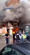 Güngören Sanayi'de İş Yeri Yandı!