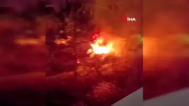 Küçükçekmece'de Park Halindeki Araçta Yangın!
