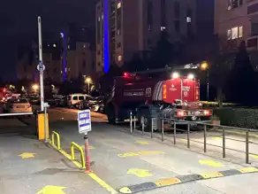 Küçükçekmece'de Sitede Yangın Paniği!