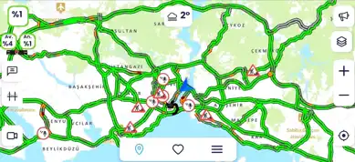 İstanbul'da 2025'in İlk Günü Boş Yollar