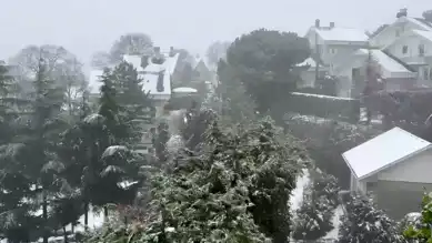 İstanbul'da Kar Yağışı! Yüksek Kesimler Beyaz