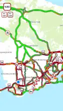 İstanbul'da Trafik Kilitlendi: Yoğunluk %90!