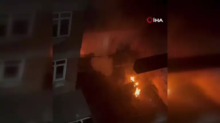Ayakkabı Atölyesinde Yangın!