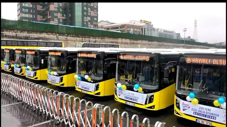 İmamoğlu'ndan İETT'ye 200 Yeni Otobüs