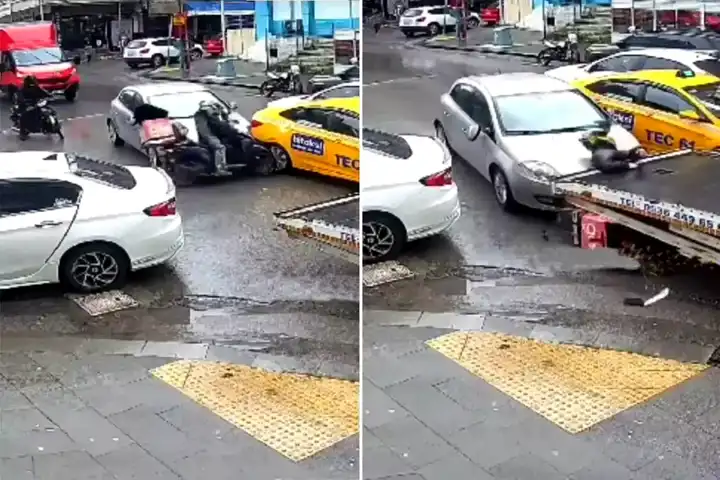 Pendik'te Motokurye Ezildi: Ayna Tartışması Kan Dökülmesine Yol Açtı